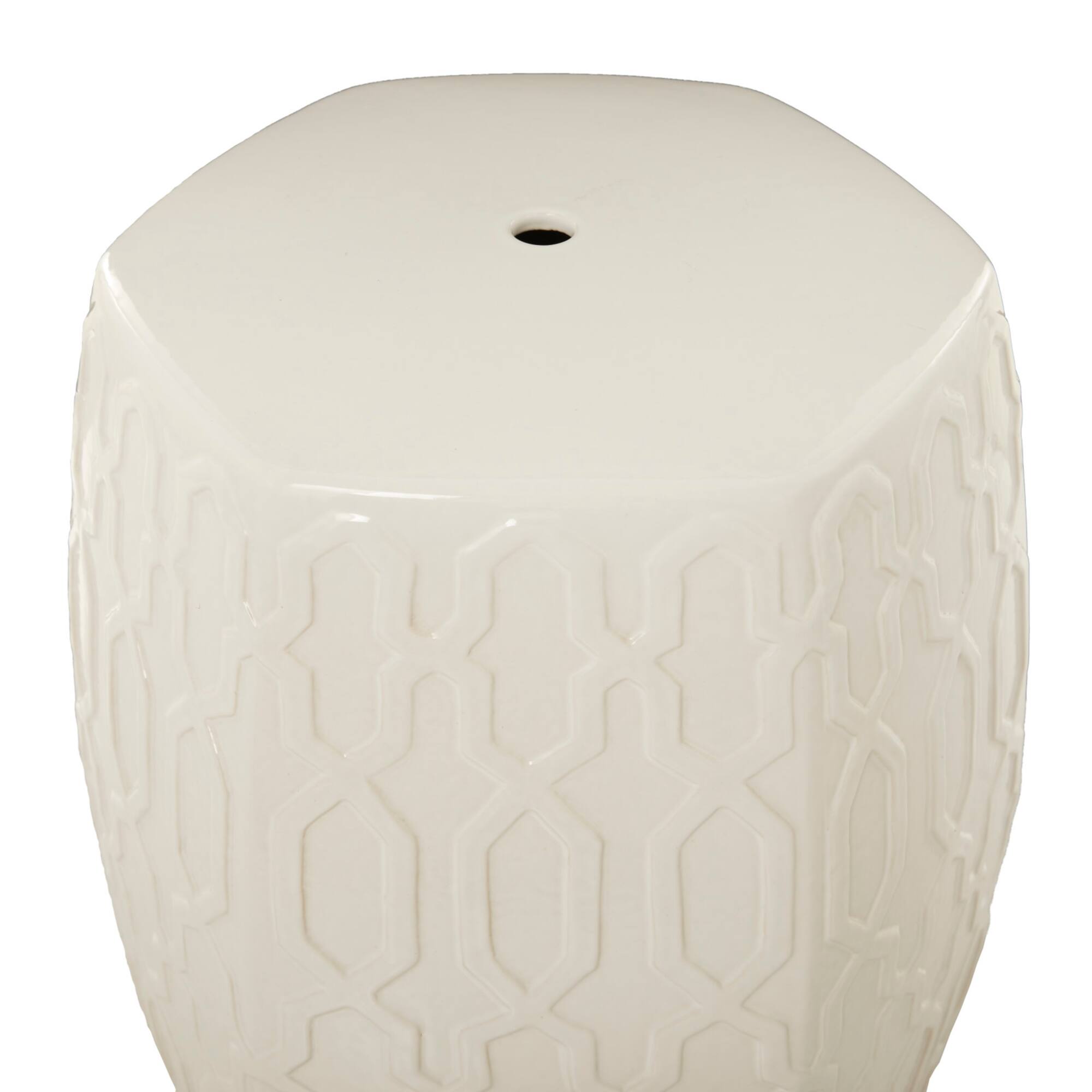 Ceramic Contemporary Accent Table